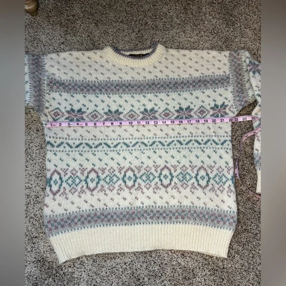 Vintage Eddie Bauer women’s wool crewneck sweater, size L - Picture 5 of 11